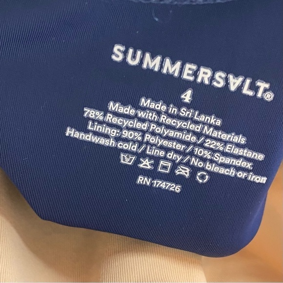 Summersalt The Tie-Waist Backflip One Piece Swimsuit - Picture 5 of 7